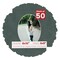 Dark Grey Suede Mat Board for 8x10 Frames - Oval Opening for 6x8 Photos